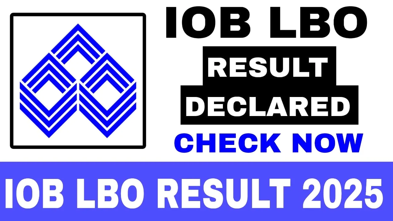 IOB LBO Result 2025